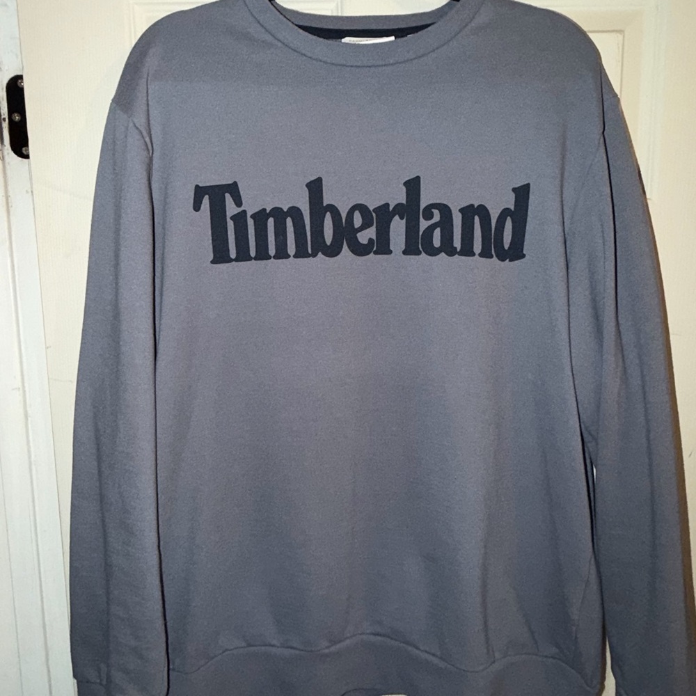Timberland Men's Charcoal Crewneck Sweater